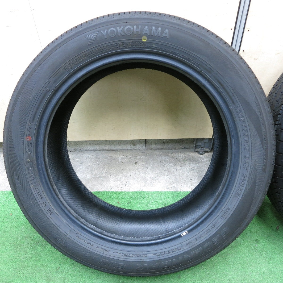 新車外し！25年☆225/55R18 ヨコハマ ジオランダー SUV G055
