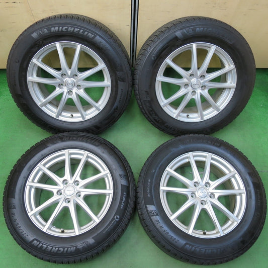 バリ溝！21年！9.5分★スタッドレス 235/65R18 ミシュラン X-ICE SNOW SUV JOKER ジョーカー 18インチ PCD114.3/5H★5010601イス