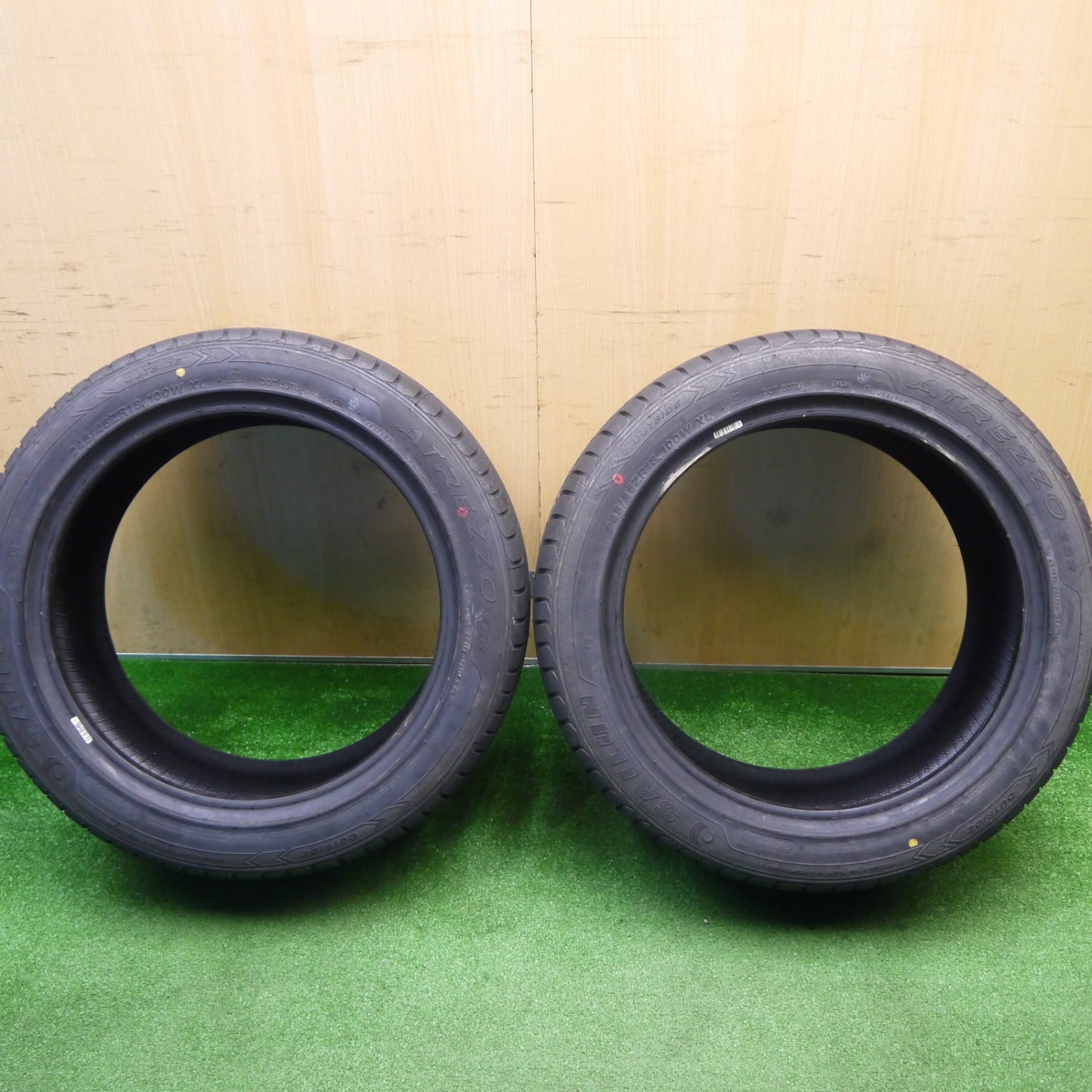 未使用！24年！2本★245/45R18 サイルン ATREZZO ZSR タイヤ 18インチ ベンツ スカイライン シーマ 等★5111005Hスタ