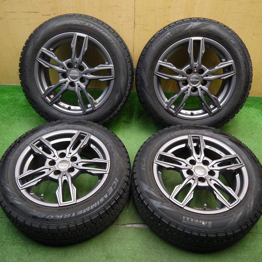 4本価格★アウディ A1 等 EUROTECH GAYA ELISI 185/60R15 スタッドレス ピレリ アイスアシンメトリコ プラス 15インチ PCD100/5H★5040111Hス