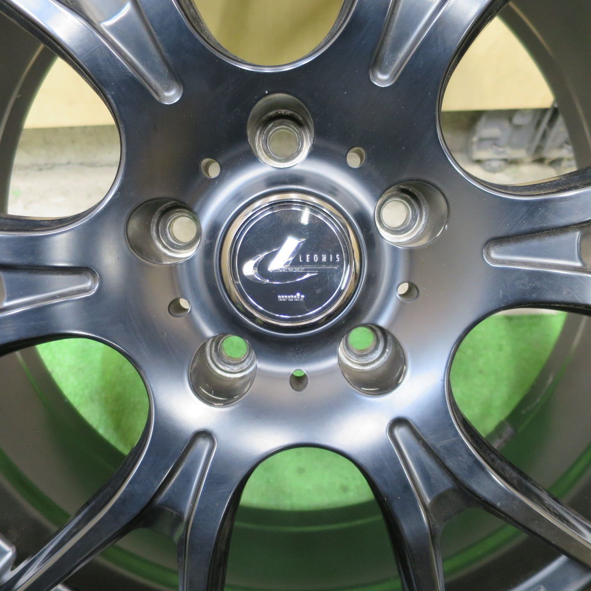 4本価格★LEONIS NAVIA 02 AMF weds 18インチ ホイール レオニス ナヴィア02 ウェッズ 18×8J PCD114.3/5H★6031004NGホ