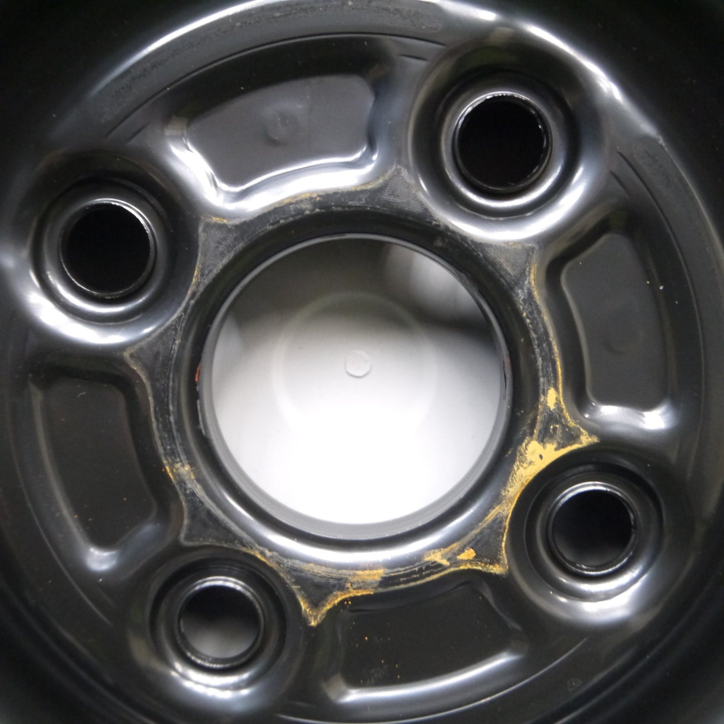 *送料無料* ホイールキャップ未使用！新車外し★ダイハツ LA800S ムーヴ キャンバス 純正 スチール ホイール 14インチ 14×4.5J PCD100/4H カバー★4061208Hホ
