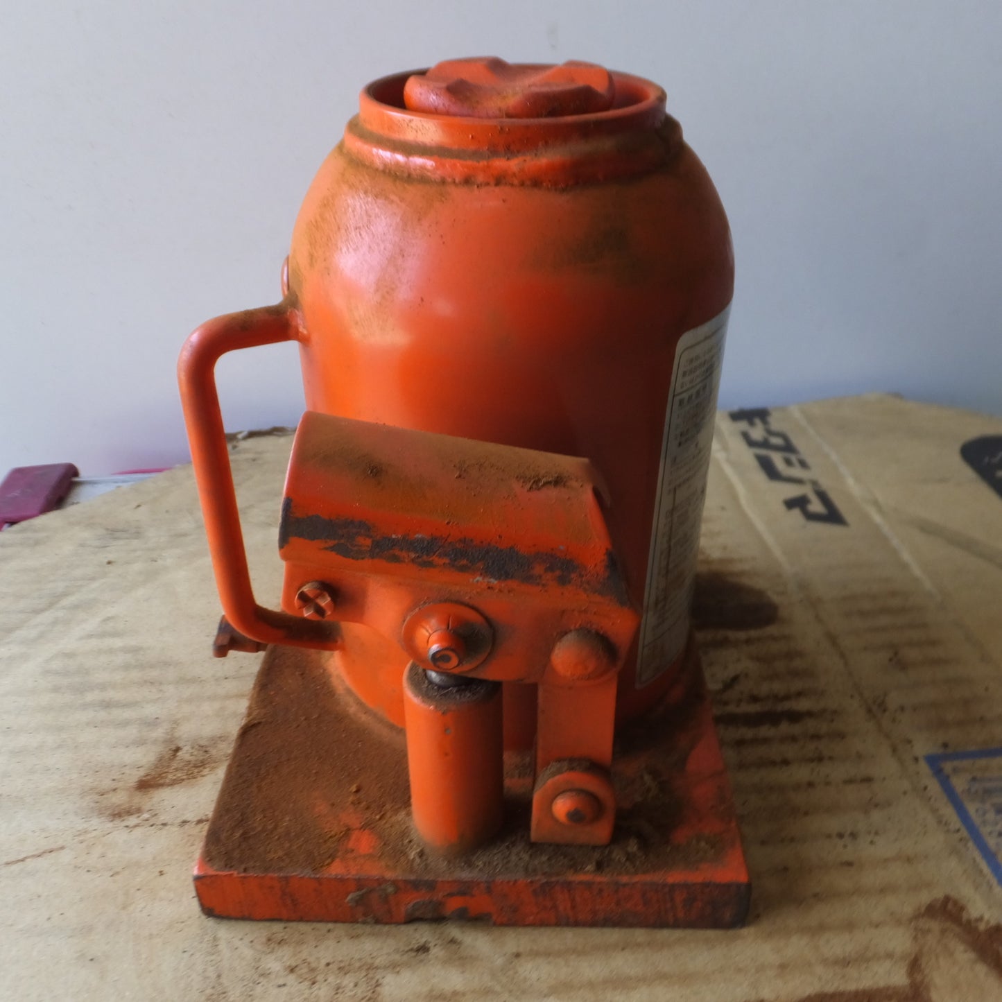 [送料無料] ◆マサダ 油圧ジャッキ HPD-10-2 工具 10TON 10ton 10トン 10000kg 油圧式 オイル だるま ダルマ 車載 自動車 点検 整備(3)◆