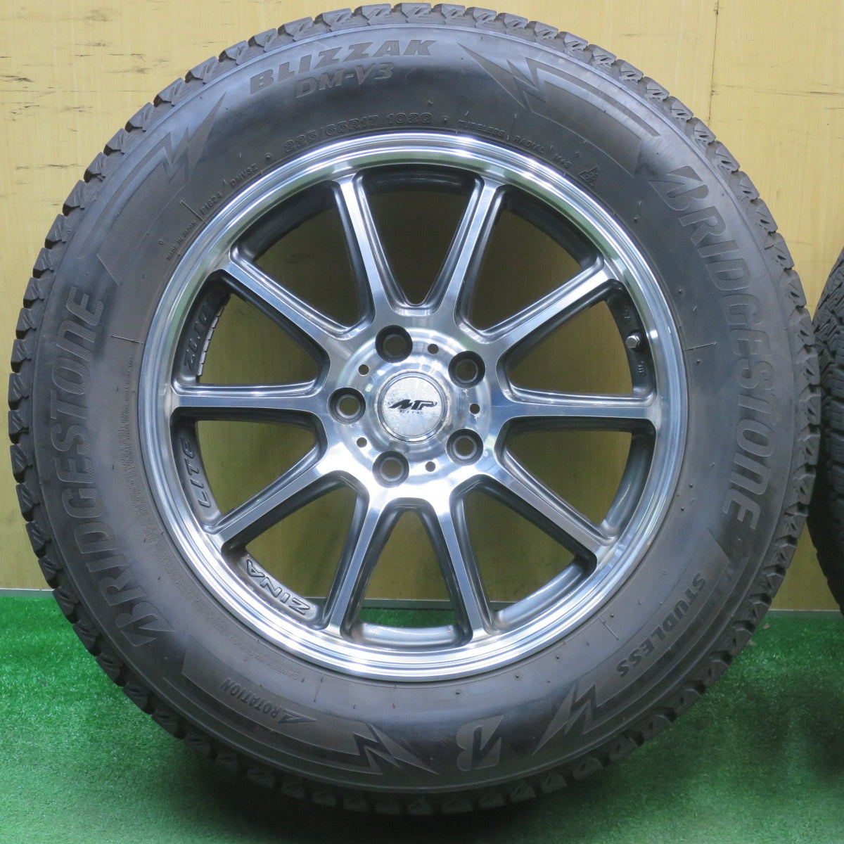 バリ溝！9分★スタッドレス 225/65R17 ブリヂストン ブリザック DM-V3 ZINA MP LITE ZL101 ジーナ 17インチ PCD114.3/5H★6021701NJス