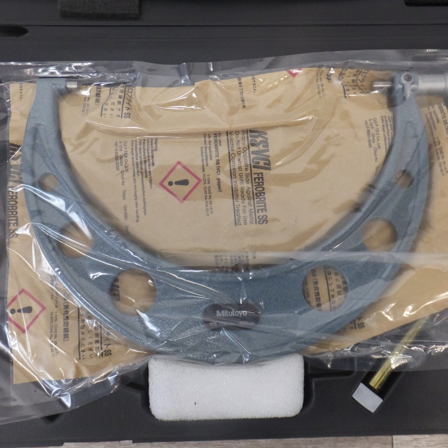 美品★ミツトヨ Mitutoyo 標準外側マイクロメータ OM 103-144 OM-200 175-200mm 0.01mm★ [送料無料]