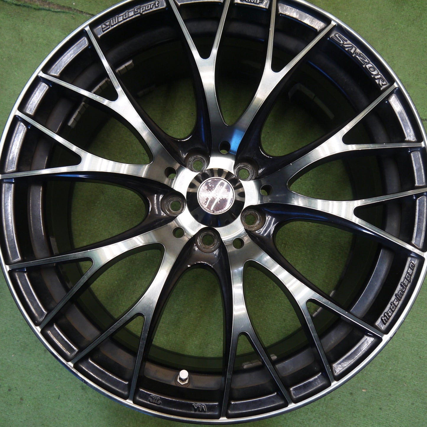 4本価格★プリウス 等 WedsSport SA-20R 18インチ ホイール ウェッズ スポーツ 18×8.5J PCD100/5H★6063001Hホ