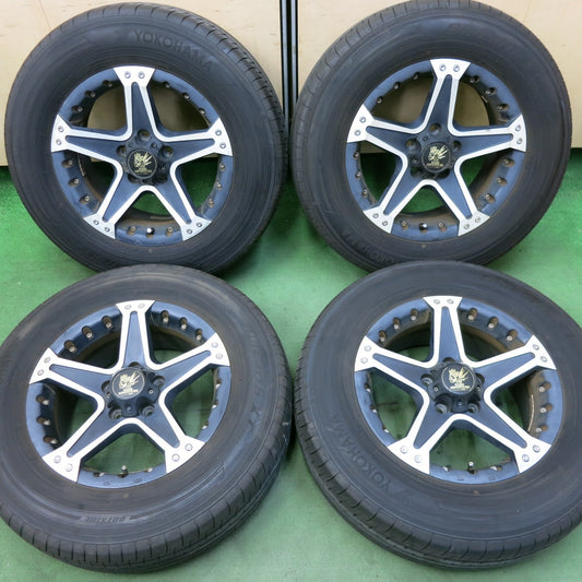 バリ溝！22年！8.5分★215/70R16 ヨコハマ BluEarth-XT AE61 WEDS ADVENTURE ウェッズ アドベンチャー 16インチ PCD114.3/5H★5081804SKノ