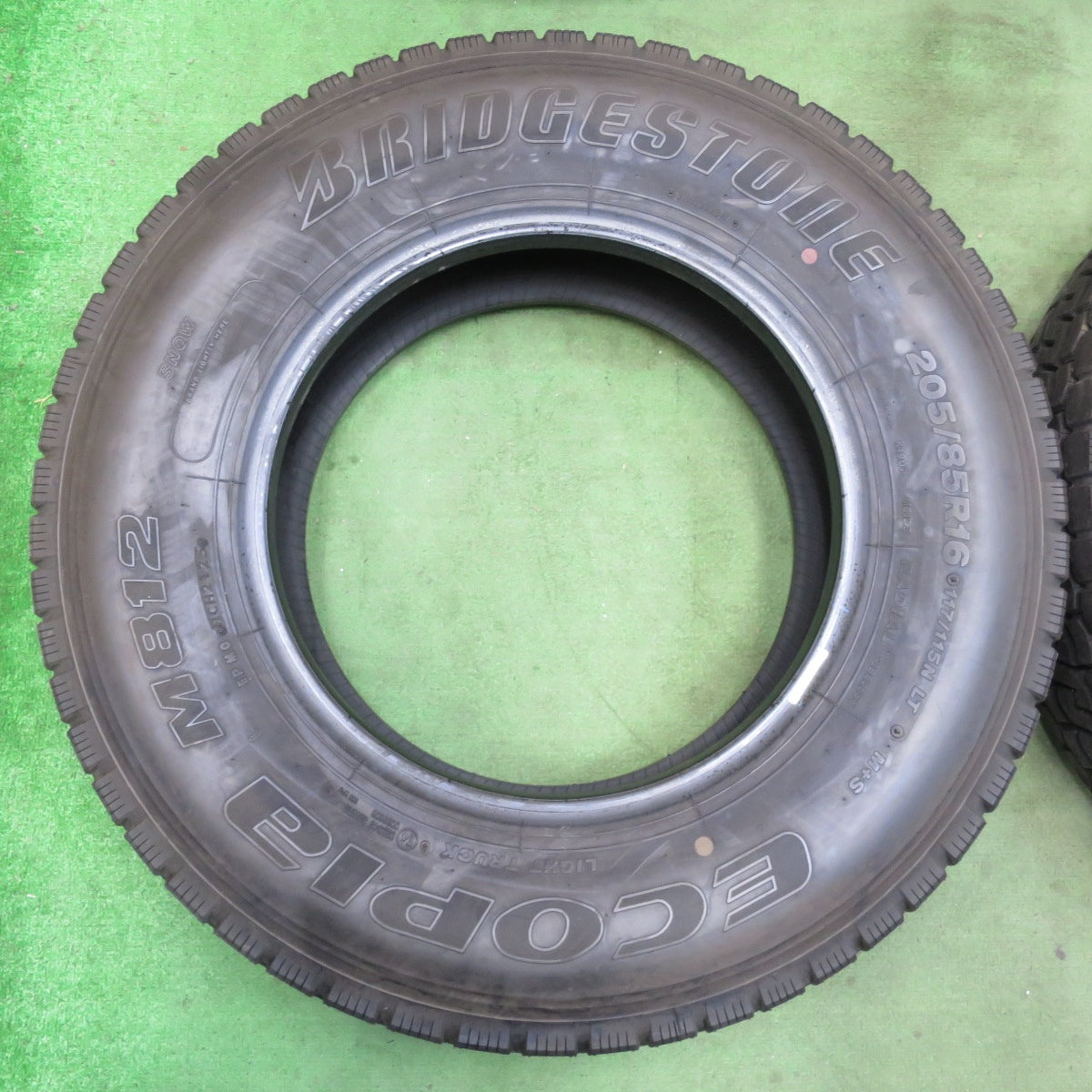 ほぼ未使用！25年！6本★トラック タイヤ 205/85R16 117/115N ブリヂストン エコピア M812 16インチ ミックス オールシーズン★6010917イスタ
