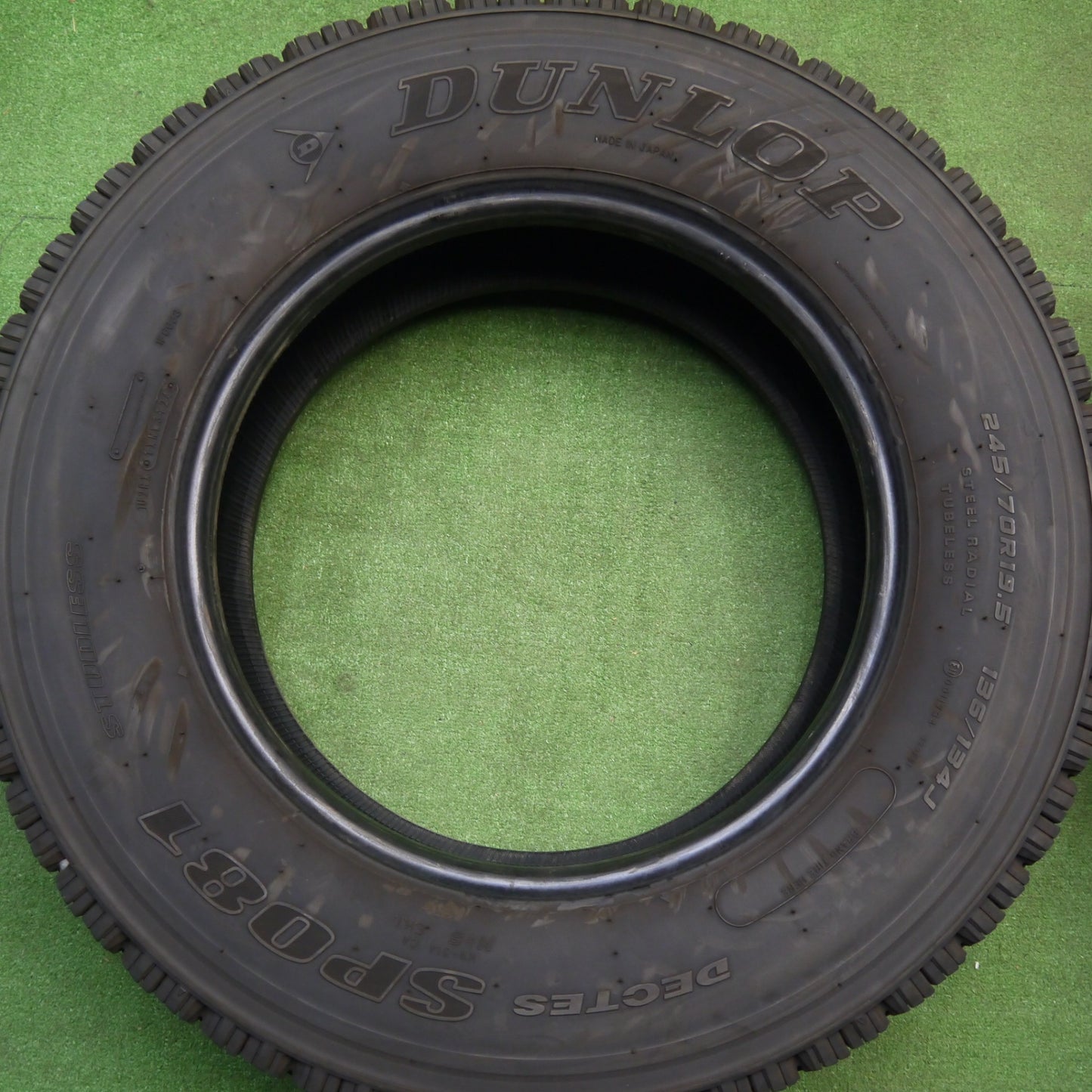 4本価格！24年★トラック タイヤ 245/70R19.5 136/134J スタッドレス ダンロップ デクテス SP081 DECTES 19.5インチ★5122304Hスタ