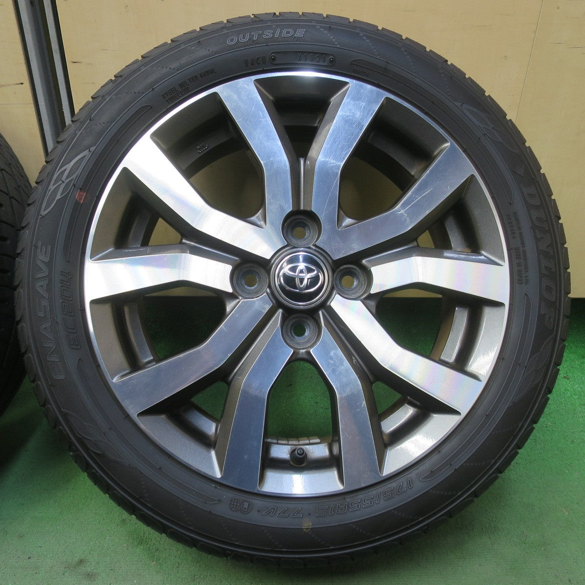 4本価格◎トヨタ タンク ルーミー 純正 175/55R15 ダンロップ エナセーブ EC204 EC300+ 15インチ PCD100/4H◎6090704IMノ