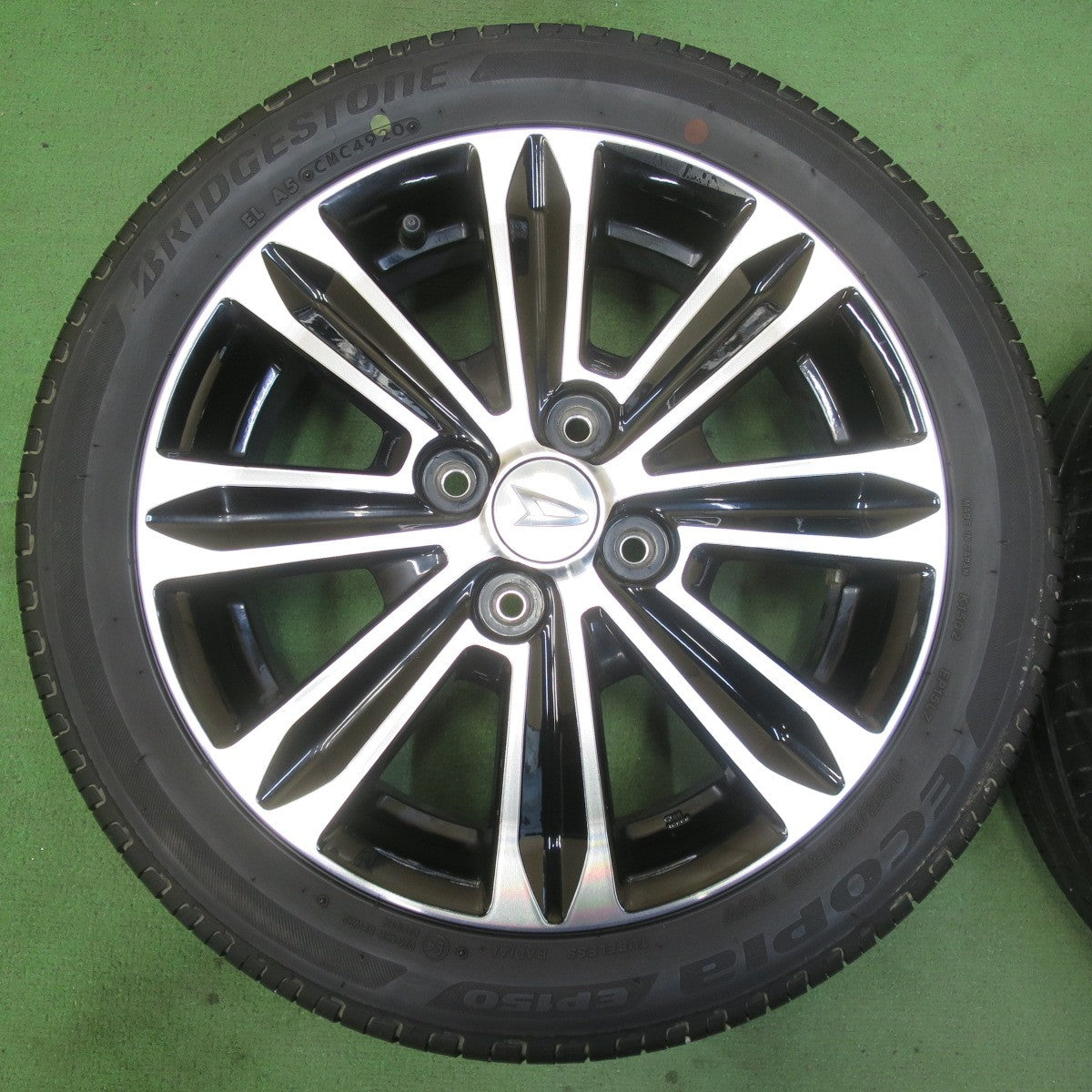 4本価格★ダイハツ キャスト タント 等 純正 165/55R15 ブリヂストン エコピア EP150 15インチ PCD100/4H★5101706イノ
