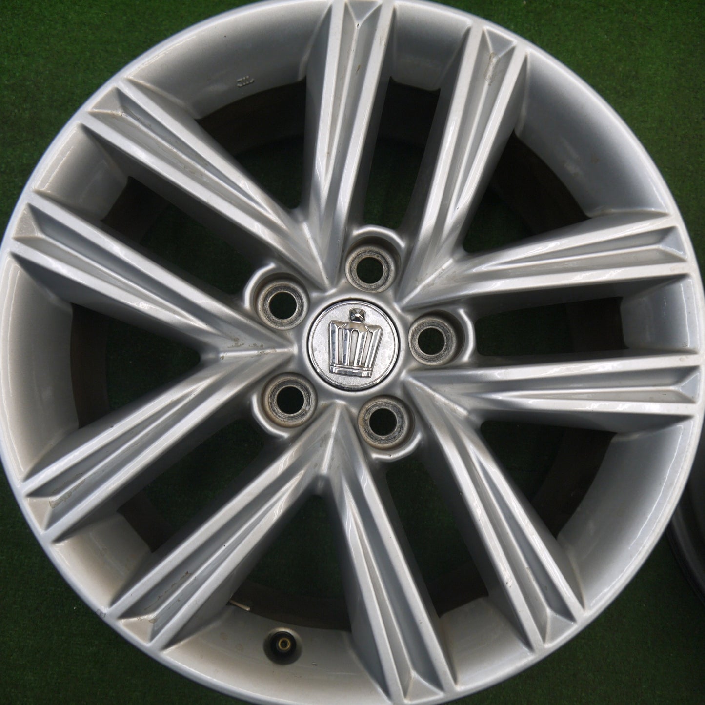 4本価格★トヨタ 210系 クラウン アスリート 純正 ホイール 17インチ 17×7.5J PCD114.3/5H★6010702Hホ