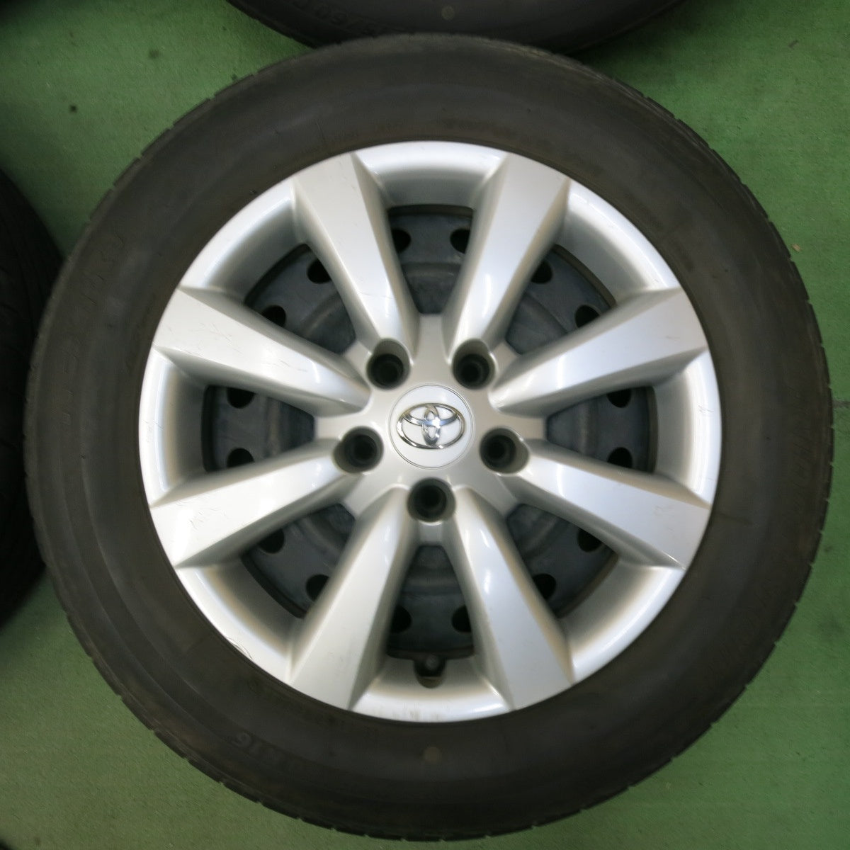 4本価格★トヨタ 130系 マークX 純正 スチール 215/60R16 ブリヂストン ネクストリー エコピア 16インチ PCD114.3/5H★5061309SYノ