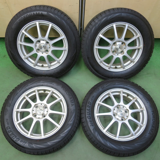 バリ溝！23年！9.5分◎スタッドレス 185/65R15 ヨコハマ アイスガード iG70 ZEPHYR ゼファー 15インチ PCD100/4H◎6062408イス