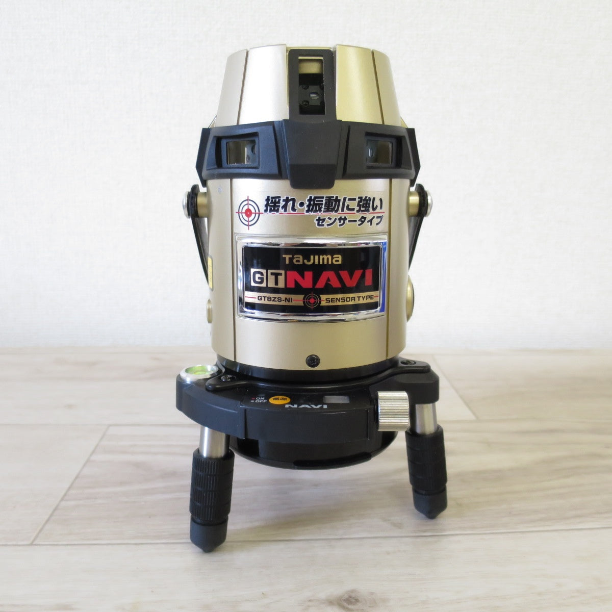 [送料無料] ほぼ未使用◇タジマ レーザー 墨出し器 KJC GTNAVI GT8ZS-NI 受光器 レシーバー NAVI-RCV3 Tajima◇