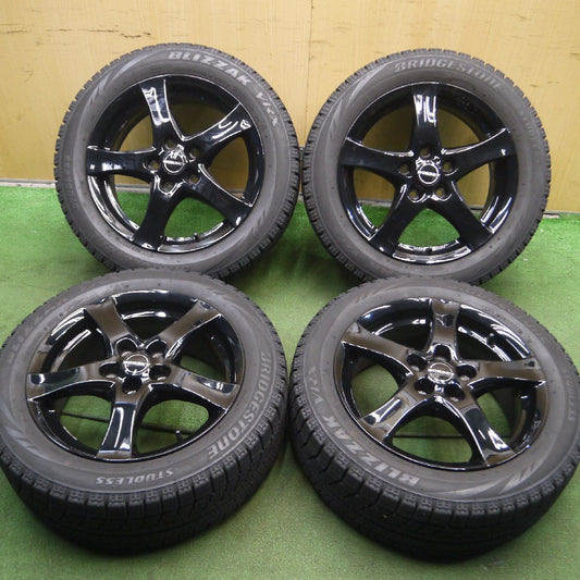 バリ溝 9分 4本価格★ミニ 等 BORBET 195/55R16 スタッドレス ブリヂストン ブリザック VRX ボルベット 16インチ PCD112/5H★3102513Hス