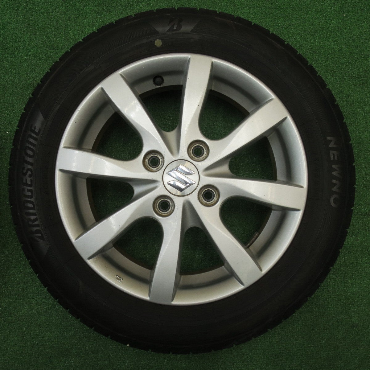 4本価格！23年★スズキ ワゴンR スペーシア アルト 等 純正 155/65R14 ブリヂストン NEWNO 14インチ PCD100/4H★5110106NJノ
