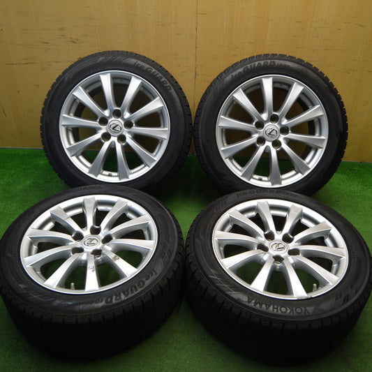[送料無料] バリ溝！22年！9.5分★レクサス IS バージョンL 純正 225/50R17 スタッドレス ヨコハマ アイスガード iG60 17インチ PCD114.3/5H★5040403Hス