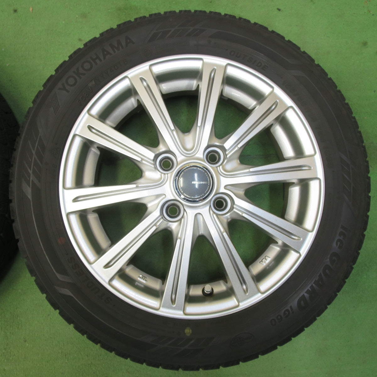 キレイ★スタッドレス 155/65R14 ヨコハマ アイスガード iG60 MiLLOUS ミルアス 14インチ PCD100/4H★5062505イス