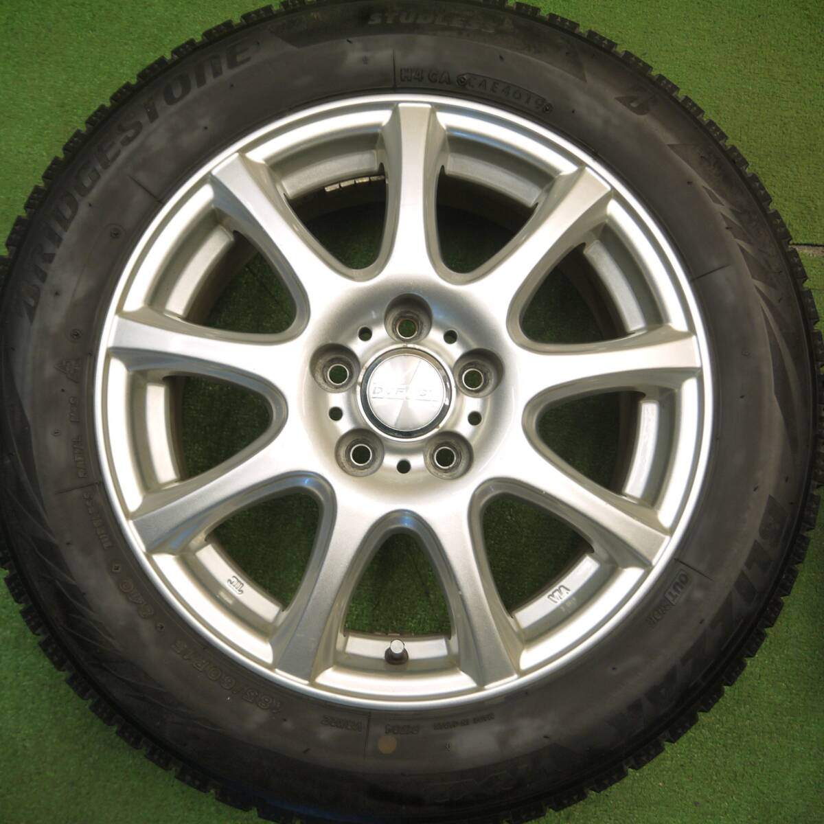 キレイ★シエンタ等 185/60R15 スタッドレス ブリヂストン ブリザック VRX2 DUFACT 15インチ PCD100/5H★5011710Hス