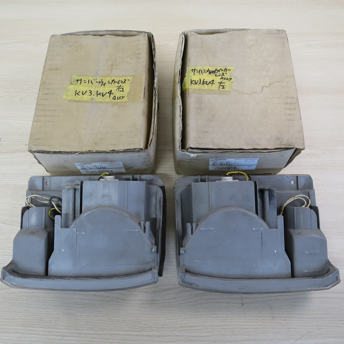 左右セット♪スバル KV3 KV4 サンバー ディアス 純正 コーナー レンズ 0EW 25029 L R ウインカー レンズ 照明 カー パーツ♪