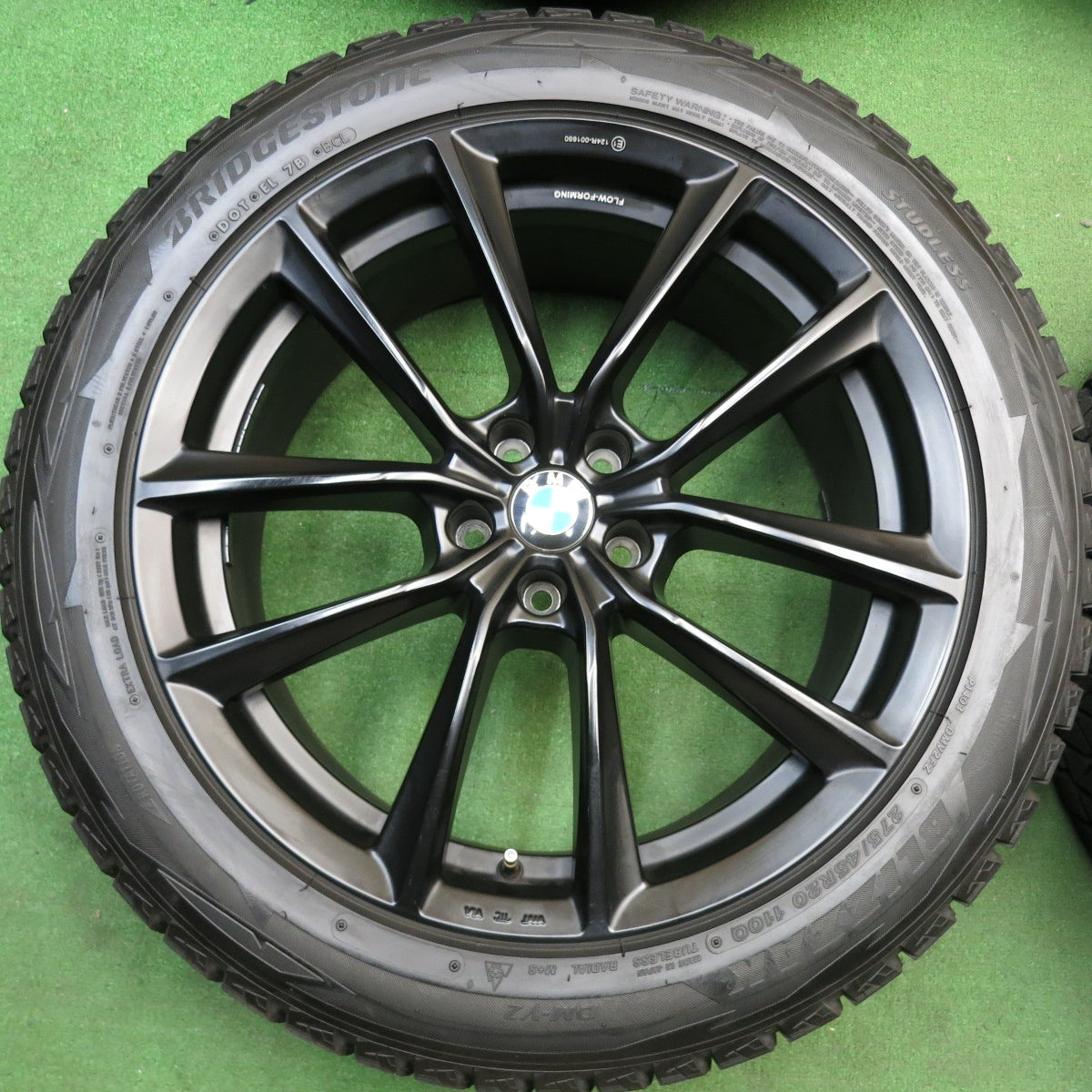 バリ溝！キレイ！9.5分★BMW 等 Breyton BR-1 275/45R20 スタッドレス ブリヂストン ブリザック DM-V2 20インチ ブレイトン PCD112/5H★6021507HAス