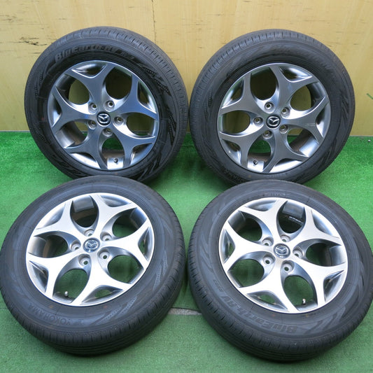 バリ溝！24年！9.5分★マツダ ビアンテ 純正 205/60R16 ヨコハマ BluEarth-RV RV03 16インチ PCD114.3/5H★5050506HAノ