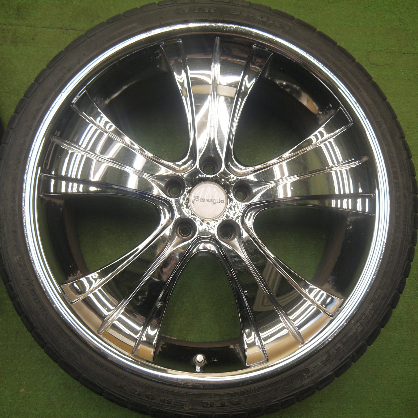 4本価格★Hart Bersaglio MONOBLOCK 245/35R20 ATR SPORT ECOTECH コンチネンタル エクストリーム コンタクト DWS06 ベルサリオ モノブロック 20インチ PCD114.3/5H★6020607Hノ