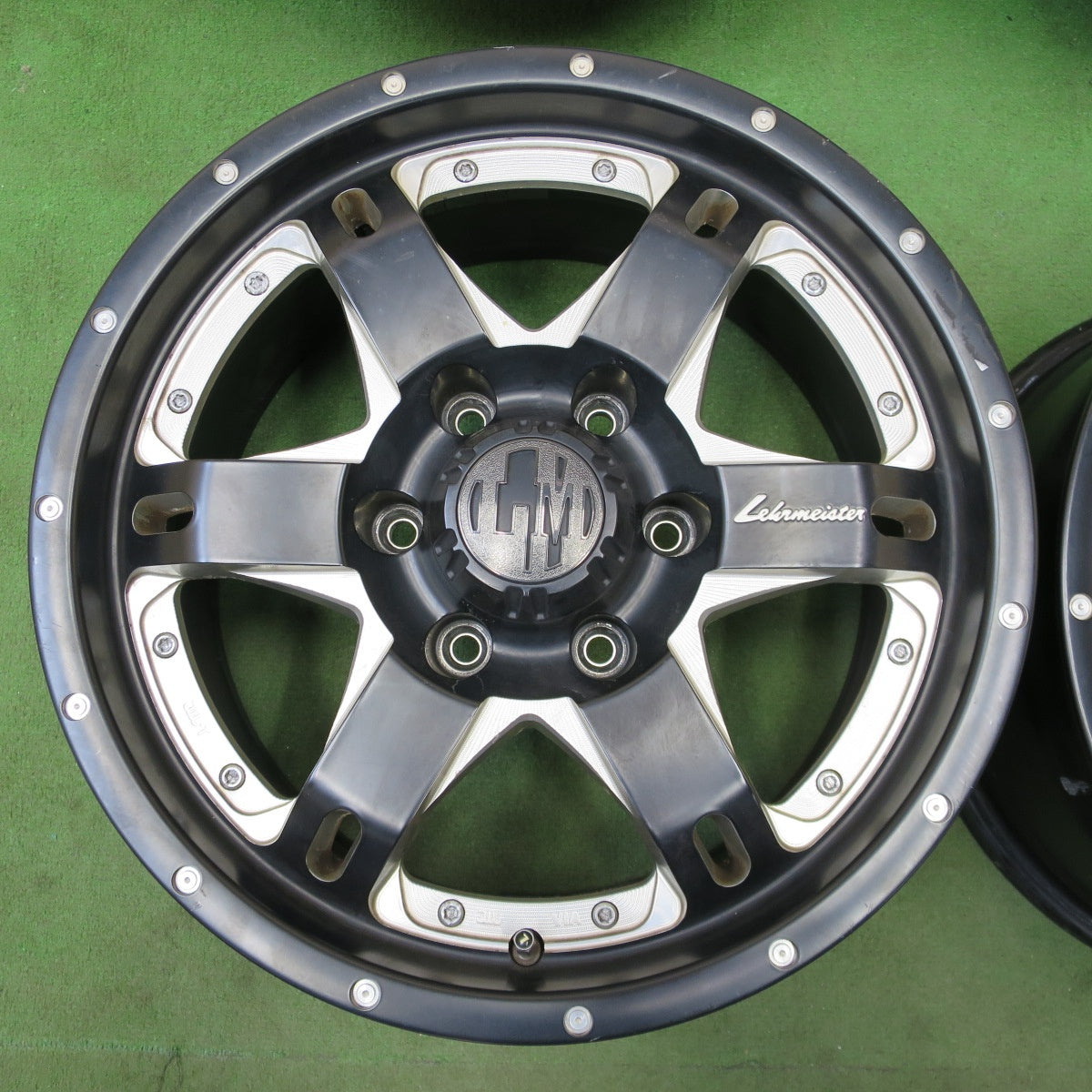 4本価格★Lehrmeister MASTRO 17インチ ホイール レアマイスター マストロ 17×7.5J PCD139.7/6H★6061701NGホ