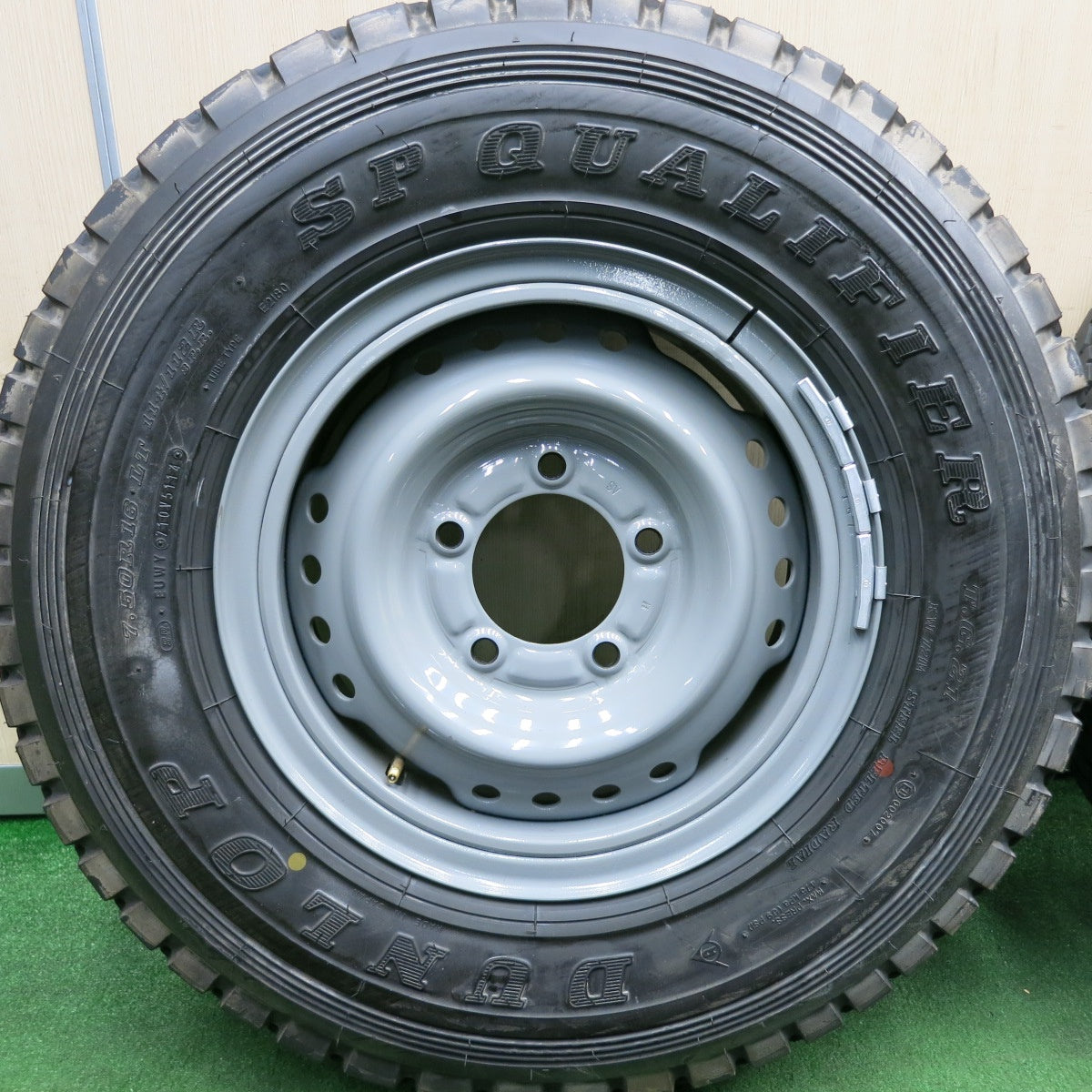 *送料無料* 新車外し★トヨタ 再販 ランクル ピックアップ 純正 スチール 7.50R16 114/112R ダンロップ SP QUALIFIER T.G.21 PCD150/5H★4032406HAノ