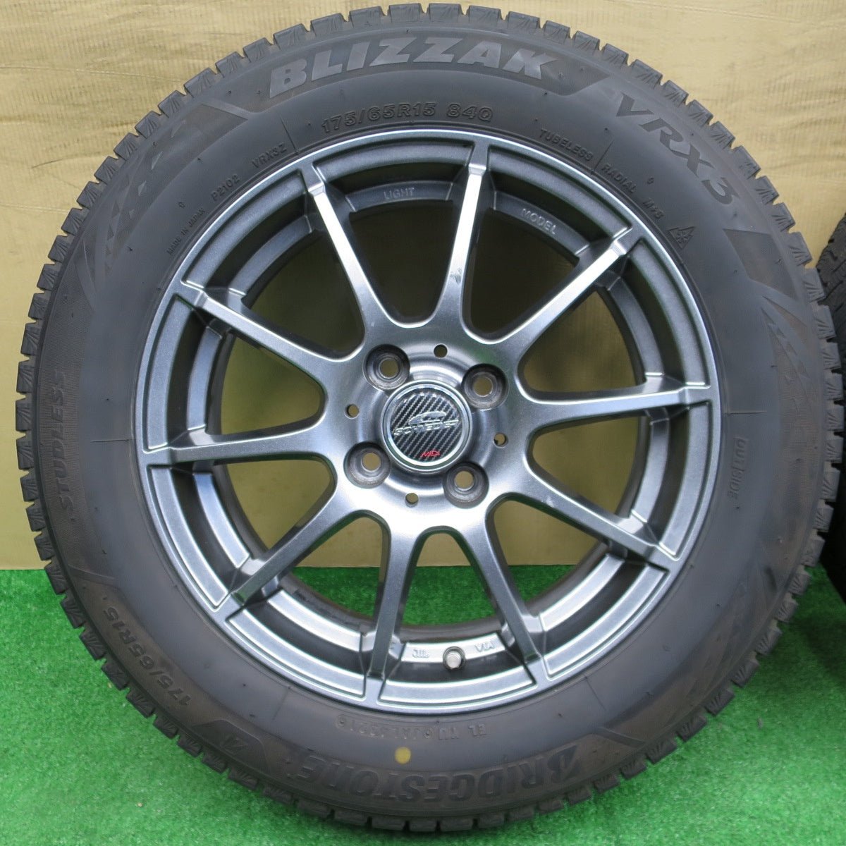 4本価格★スタッドレス 175/65R15 ブリヂストン ブリザック VRX3 SCHNEIDER MiD シュナイダー 15インチ PCD100/4H★5122902NKス
