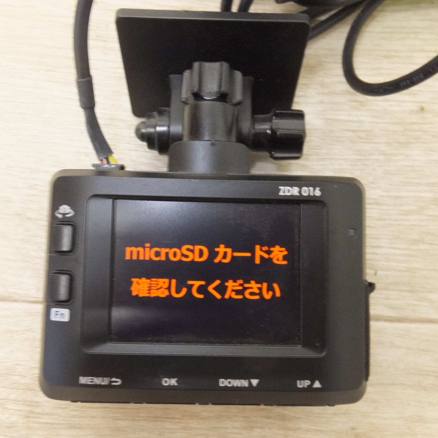 [送料無料] ★コムテック COMTEC ドライブレコーダー ZDR016　配線 SDカードなし(28★