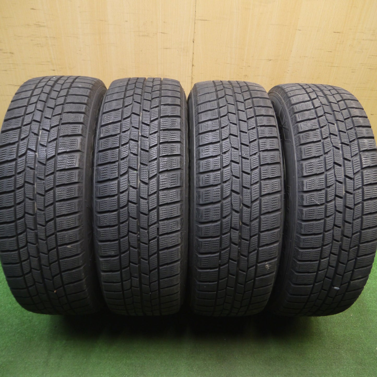 [送料無料] バリ溝！9分★スタッドレス 215/60R17 グッドイヤー アイスナビ6 SMACK ENKEI 17インチ スマック エンケイ PCD114.3/5H★5012711Hス