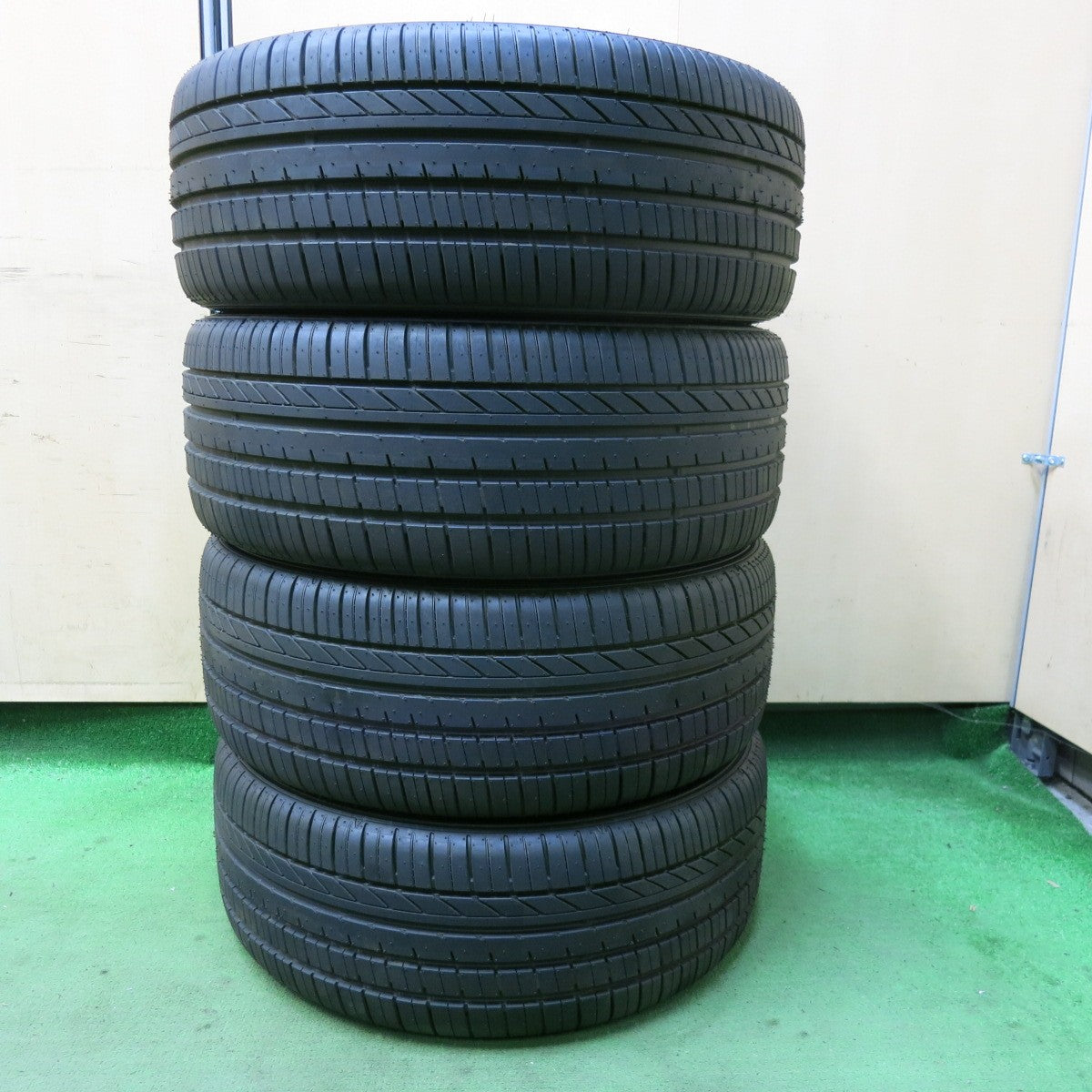 タイヤほぼ未使用！25年★Leonis FST 225/40R18 グッドイヤー EfficientGrip Comfort レオニス 18インチ PCD114.3/5H★5062608SYノ