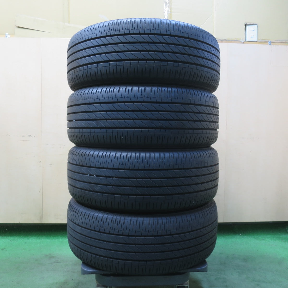 バリ溝！23年！キレイ！9.5分以上★日産 E13 ノート オーラ 純正 205/50R17 ブリヂストン トランザ T005A 17インチ PCD100/4H★6042704イノ