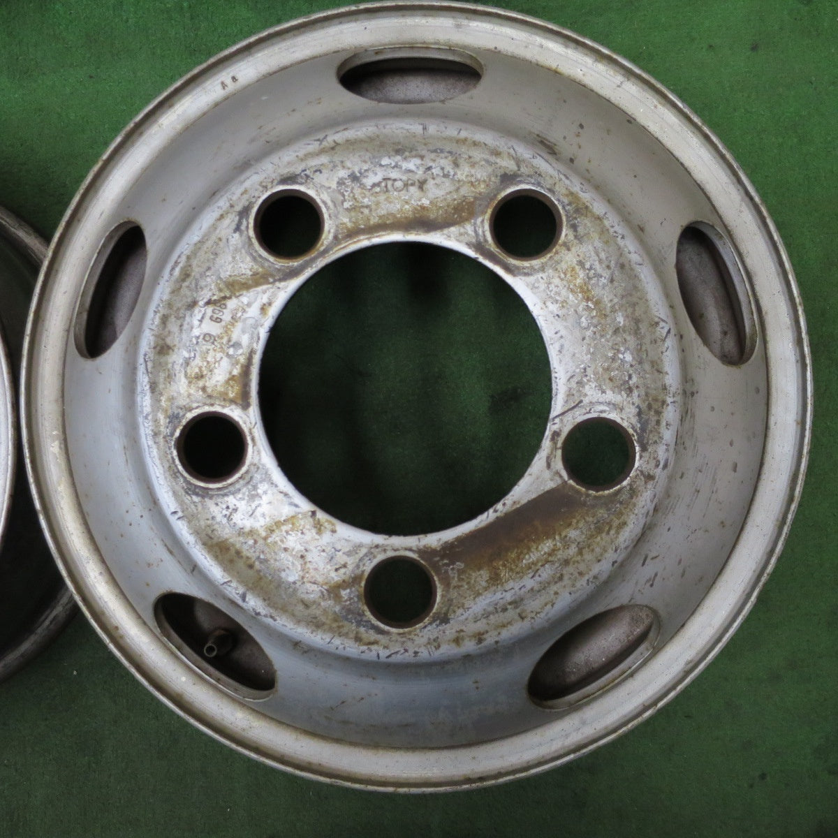 4本価格★トラック TOPY スチール ホイール 16インチ トピー 16×5.5K 115-9TC PCD208/5H★6042401ナホ