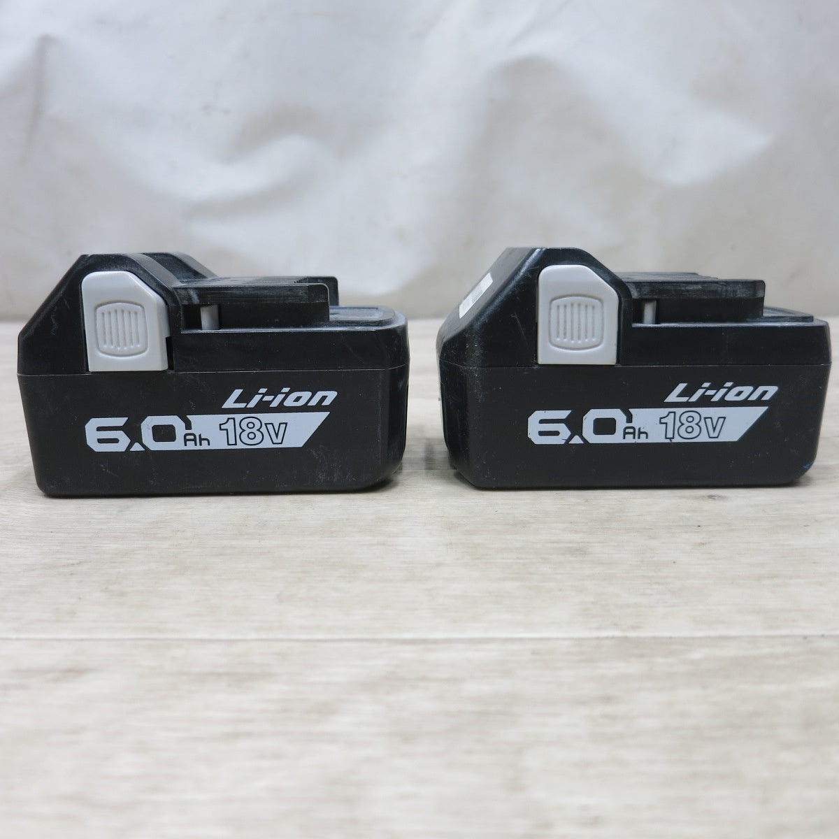 [送料無料] 2点まとめ売り◆日立 BSL1860 互換品 リチウム イオン バッテリー 電池 18V 残量表示 HITACHI 電動 工具 現状品◆