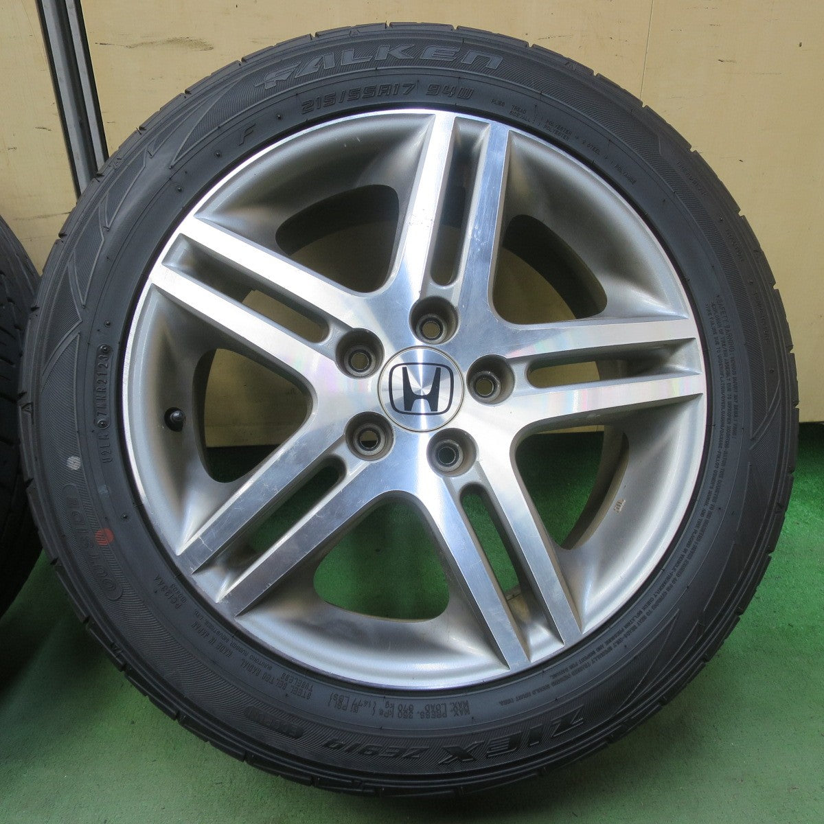 4本価格！23年★ホンダ RC オデッセイ アブソルート 純正 215/55R17 ファルケン ジークス ZE914 17インチ PCD114.3/5H★6051908イノ