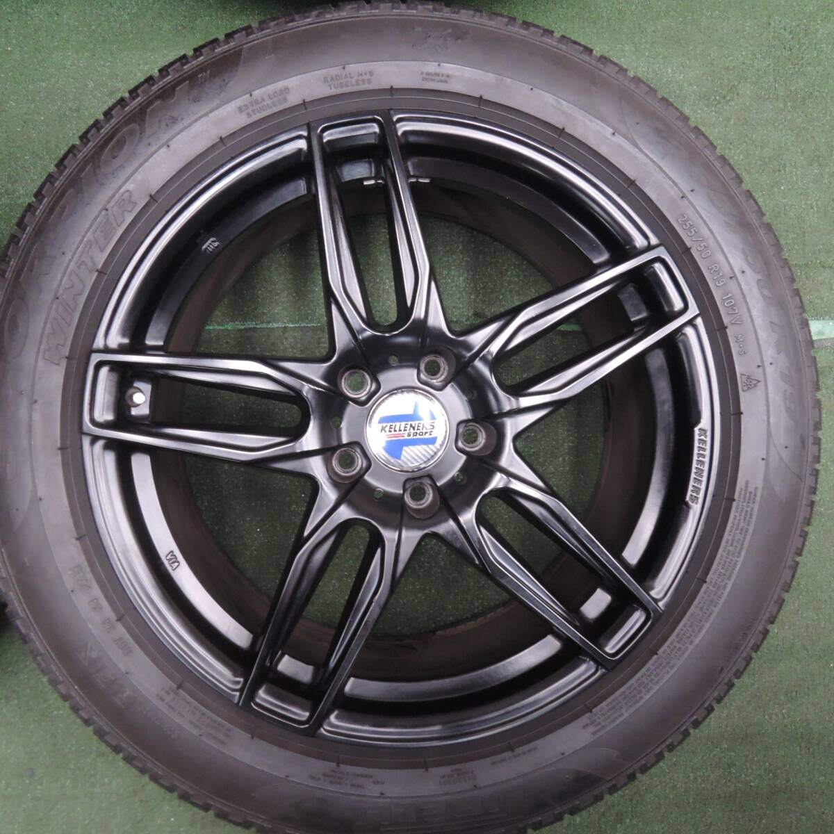 キレイ★BMW等 KELLENERS Sport 255/50R19 スタッドレス ピレリ スコーピオン ウインター ケレナーズ PCD120/5H★4041601TNス