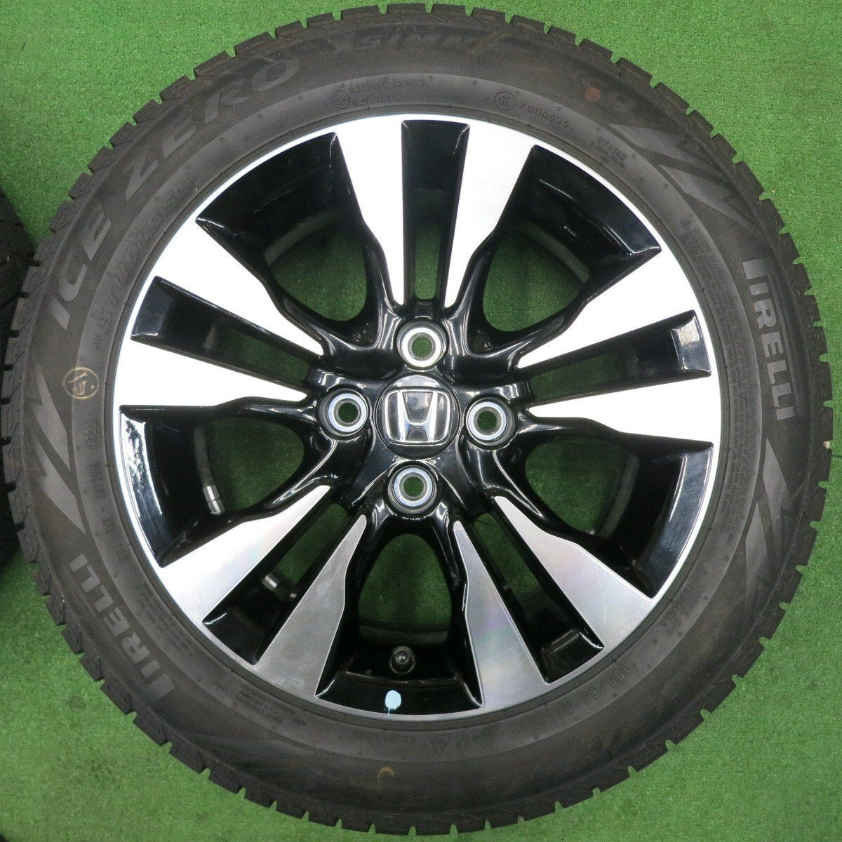 22年！★ホンダ GP7 フィット シャトル 純正 185/60R15 スタッドレス ピレリ アシンメトリコ PCD100/4H★4113003NJス