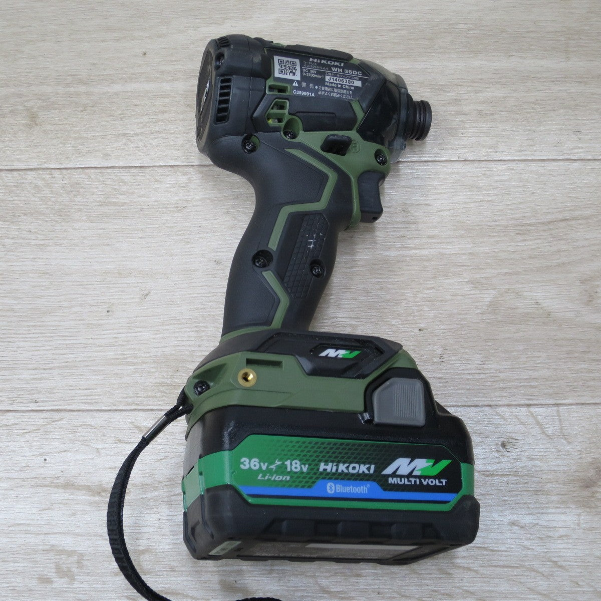 [送料無料] キレイ◆Hikoki コードレス インパクト ドライバ WH36DC 電動 工具 36V DIY 日立 工機◆