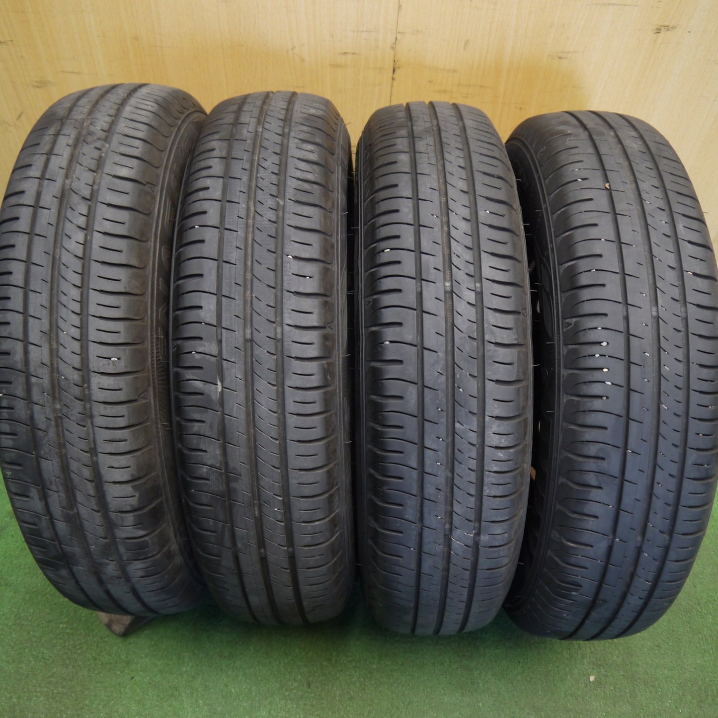 4本価格！23年★145/80R13 ダンロップ エナセーブ EC204 スチール ホイール 13インチ PCD100/4H★6051102Hノ