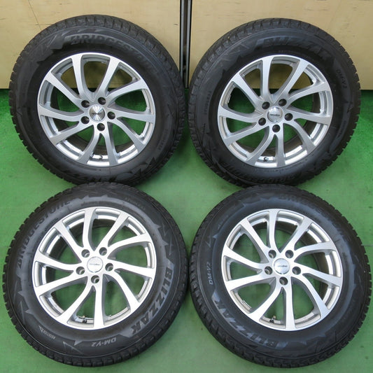 バリ溝！キレイ！8.5分★スタッドレス 225/65R17 ブリヂストン ブリザック DM-V2 epsdon LA STRADA ラストラーダ 17インチ PCD114.3/5H★5022710イス