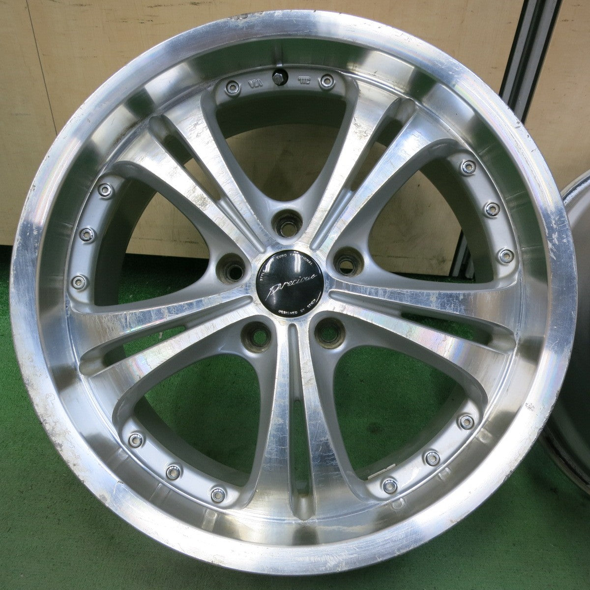 4本価格★Precious STICH プレシャス シュティッヒ 18インチ ホイール 18×8JJ PCD114.3/5H★5052102SYホ