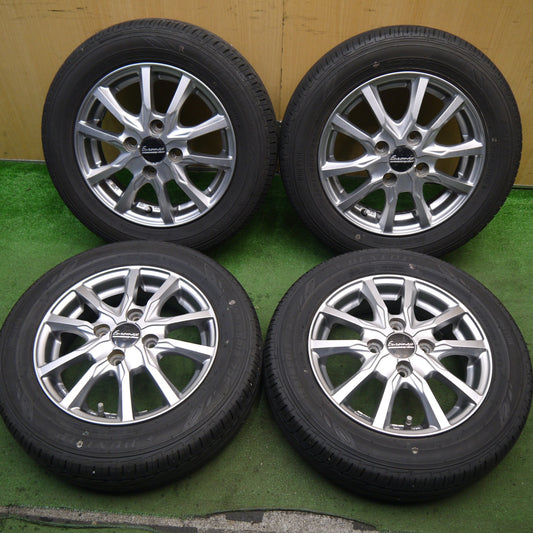 バリ溝！23年！8.5分★155/65R13 ダンロップ EC202 Euromax ユーロマックス 13インチ PCD100/4H★5080405Hノ