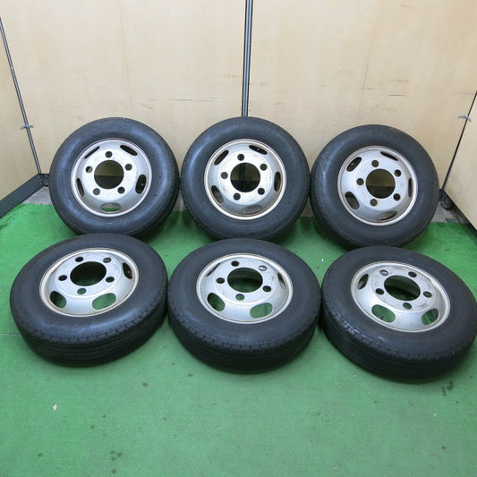 6本価格★トラック タイヤ 195/75R15 109/107L ブリヂストン R202 KWC 115-8T スチール 15インチ PCD208/5H★5021203ナノ