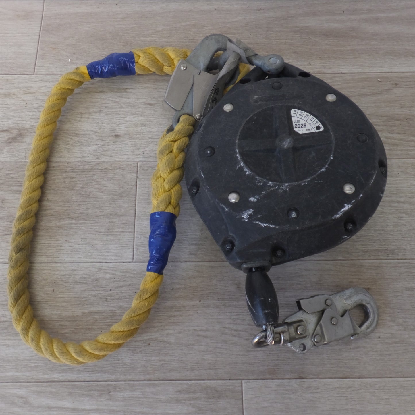 [送料無料] ★キョーワ KYOWA キョーワ式 安全ブロック SAFETY BLOCK ワイヤロープタイプ LB-12 12m　最大使用質量 85kg(7)★