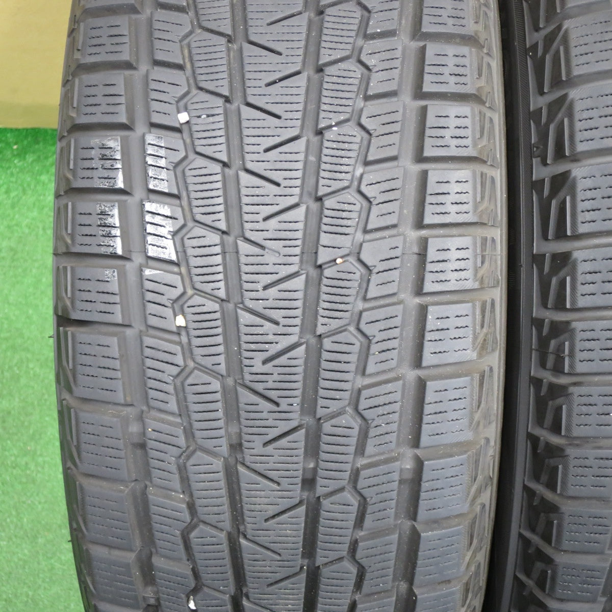 バリ溝！22年！キレイ！9.5分★スタッドレス 235/65R17 ヨコハマ アイスガード G075 EuroSpeed MANARAY SPORT ユーロスピード 17インチ PCD114.3/5H★6041208NKス