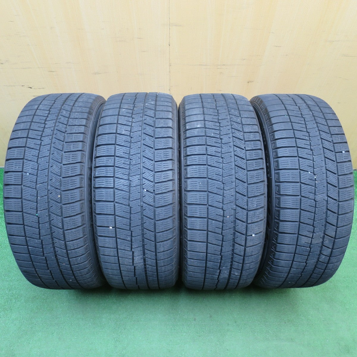 バリ溝！22年！キレイ！9分★BMW 等 EUROBAHN nurburg MTX 225/50R17 スタッドレス ダンロップ ウインターマックス 03 17インチ ユーロバーン ニュルブルグ PCD112/5H★6022510NJス