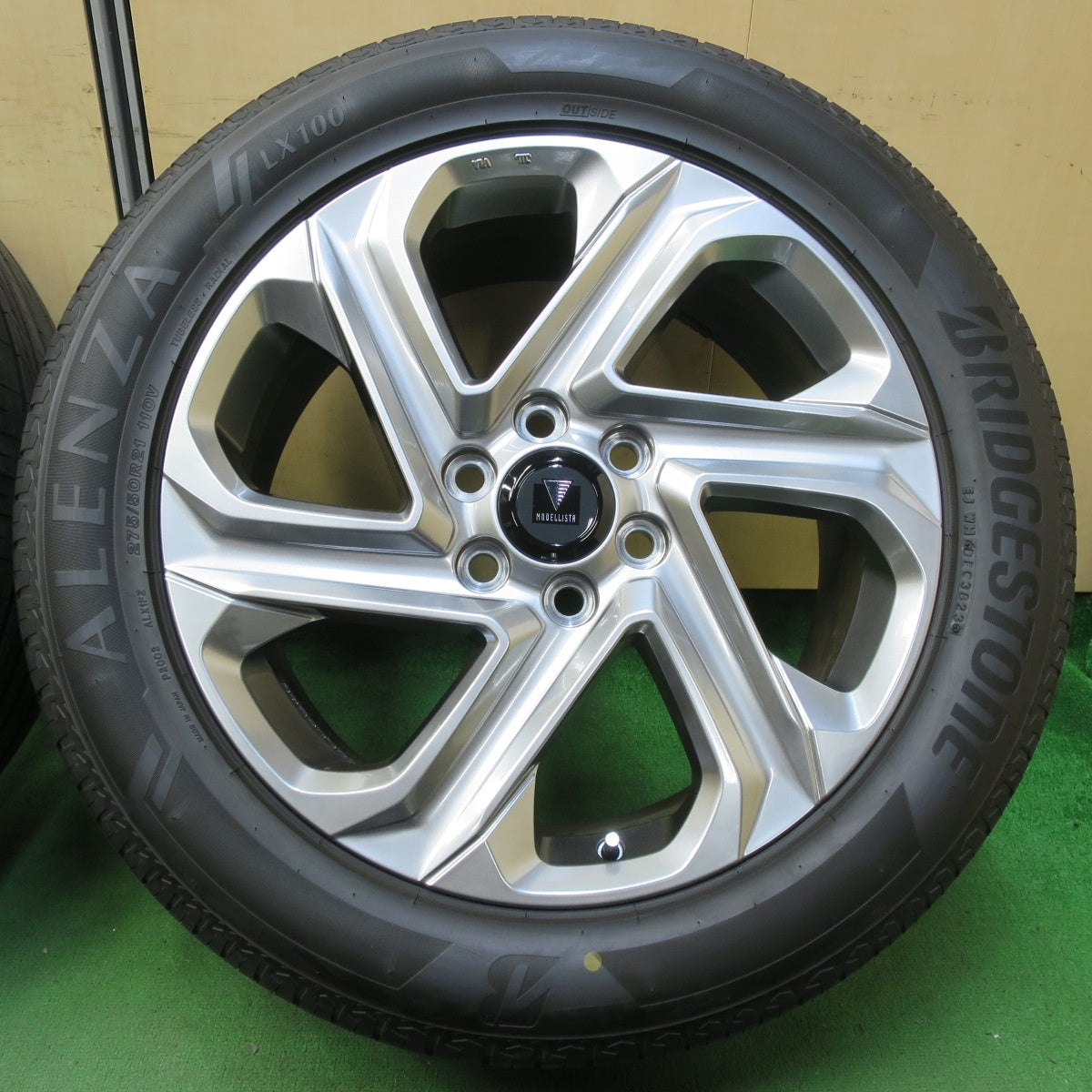 [送料無料] バリ溝！23年！綺麗！9.5分★ランクル 300 MODELLISTA WingDancerXV 275/50R21 ブリヂストン アレンザ LX100 モデリスタ PCD139.7/6H★4092801イノ